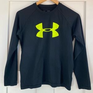 Under Armour Long Sleeve with Neon Yellow Logo